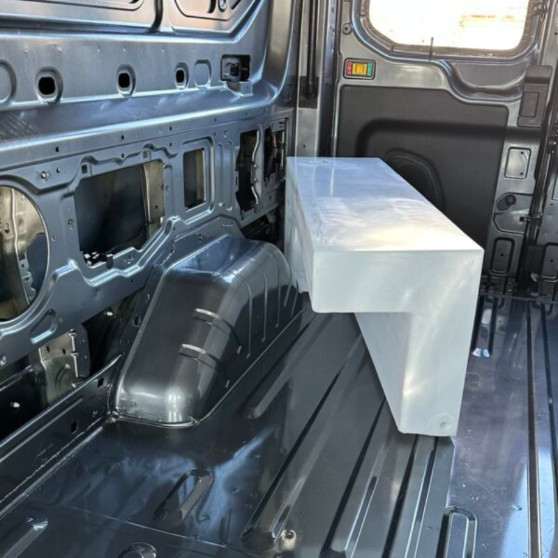 24-Gallon Ford Transit Wheel Well Water Tank - Right (TR-R-24)