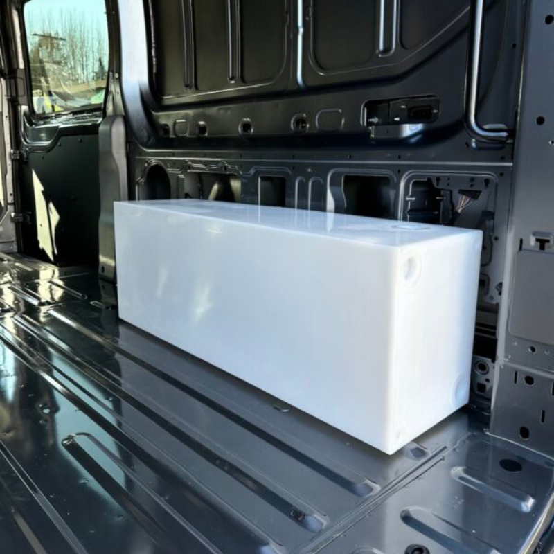 24-Gallon Ford Transit Wheel Well Water Tank - Right (TR-R-24)